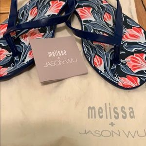 Melissa x Jason Wu flip flops